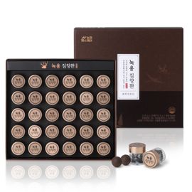 [NH NongHyup Hansamin] Deer Antler & Agarwood Pill 3.75g × 30 Balls – A Premium Health Supplement with Korean Deer Antler and Rare Agarwood for Energy and Vitality – Made in Korea